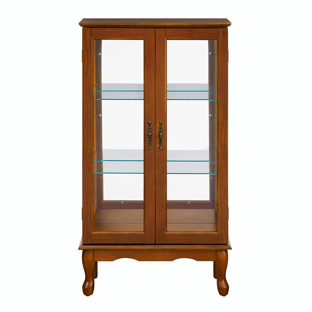Bringier 43.5'' H x 26'' W Wood Display Case Alcott Hill® 