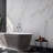 Striara Marvelle 16'' X 48'' Satin Ceramic Marble Look Fluted Wall Tile-111706579