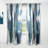 Blue Glam Texture I - Polyester Curtain-267187130