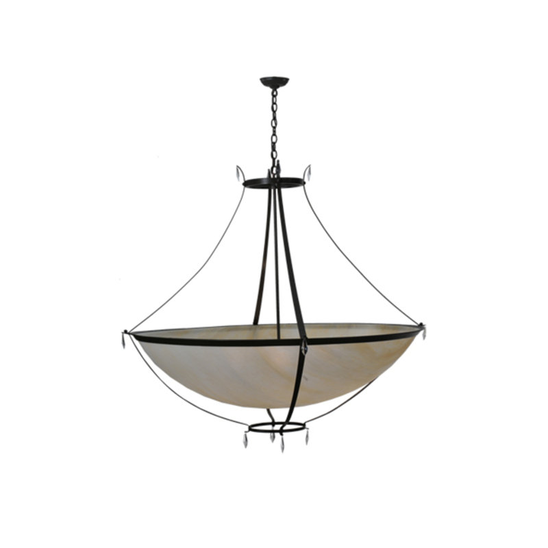Luminaire suspendu bol 6 lumières Nasro