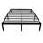 Modern Steel Black Platform Foundation-1421587677