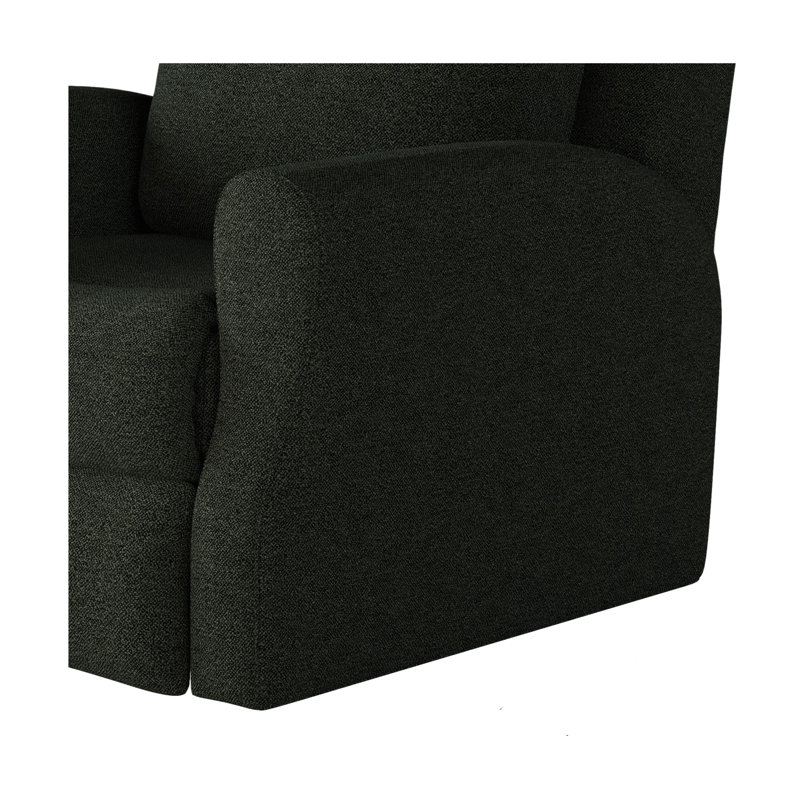 Fauteuil inclinable et pivotant Fame, Polyester gris foncé