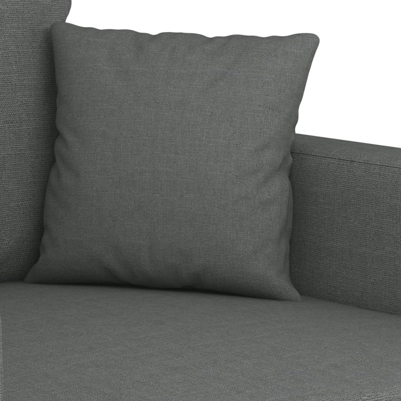 Canapé Adesire, Polyester 100 % gris foncé