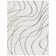 Ashal Abstract Cream/Gray Area Rug