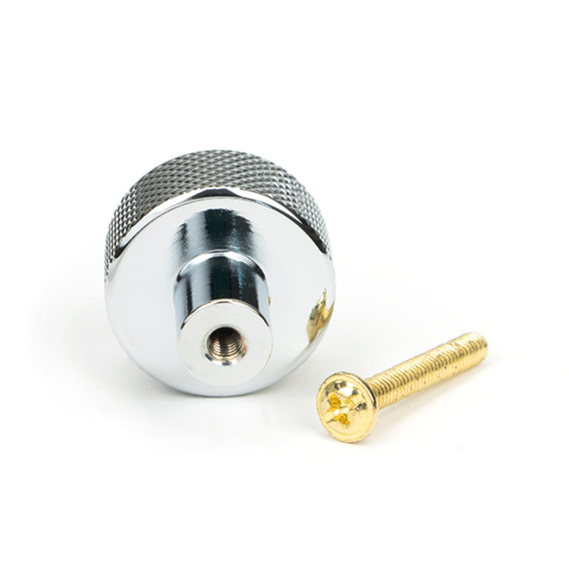 Round Knob, 2.5 cm, Polished Chrome