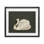 Impression de cygne des Fêtes avec ruban encadré sous verre, design avec lettres et doublure-1622202993-1622203007
