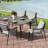 Dining Table With Tempered Glass Tabletop