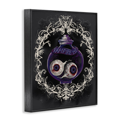 «Vampire Eyes» avec gobelet encadré, par Connie Summers