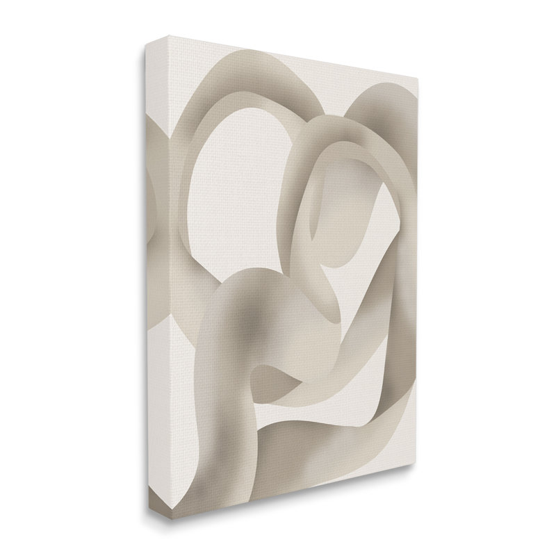 Art contemporain sur toile Stupell Industries, H 30 po x l 24 po x P 1,5 po, Giclée encadrée blanc bord de mer
