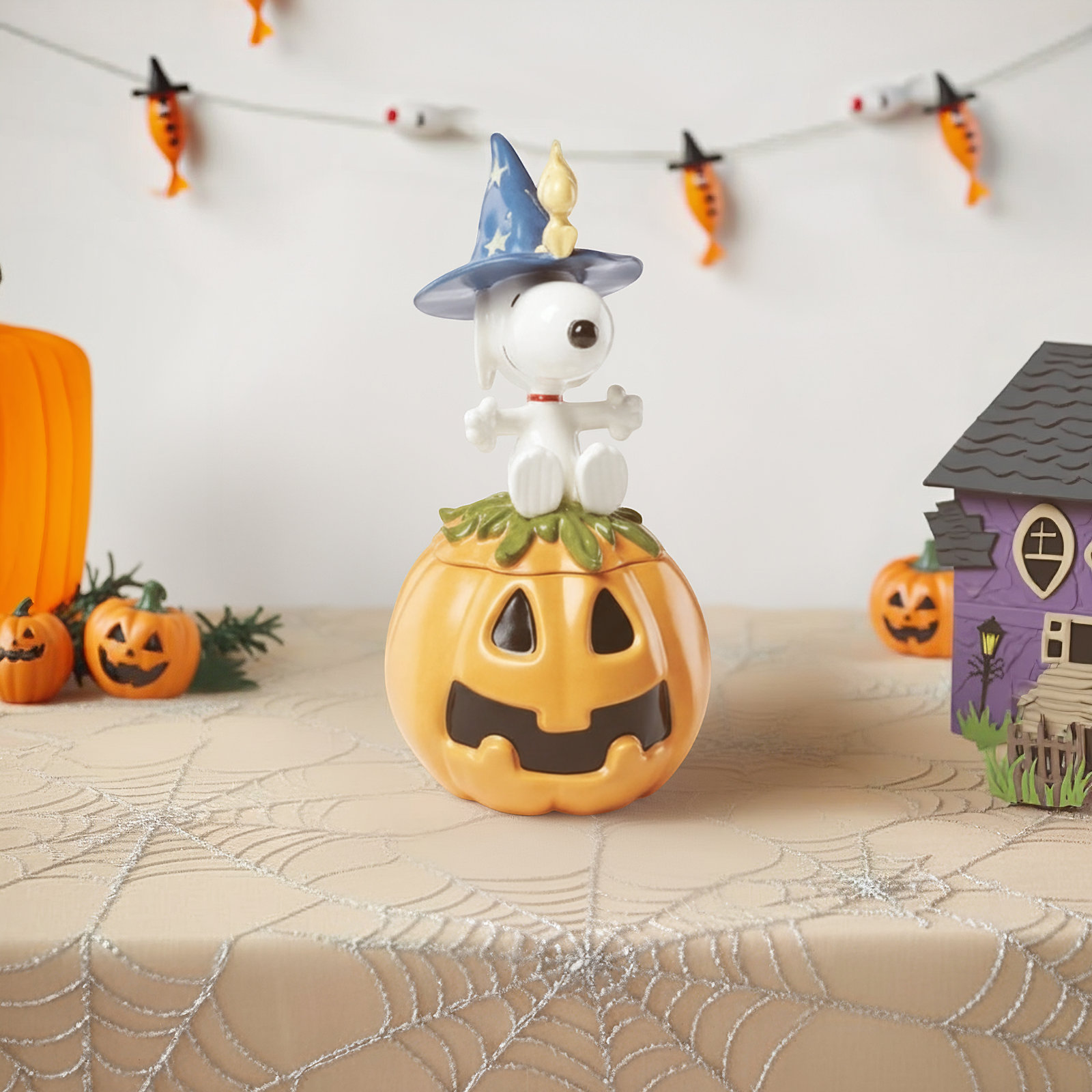 Lenox The Great Pumpkin Covered Candy Dish