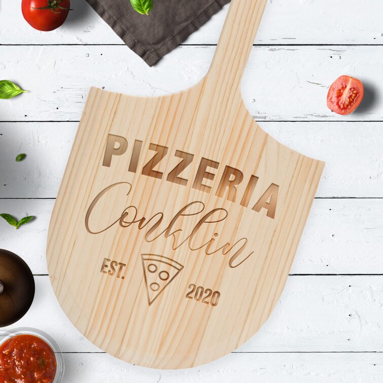 The Paisley Box Solid Wood 12'' Pizza Peel