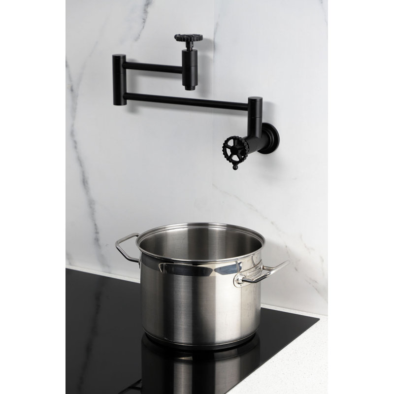 Remplisseur de pot Fuller, Noir mat