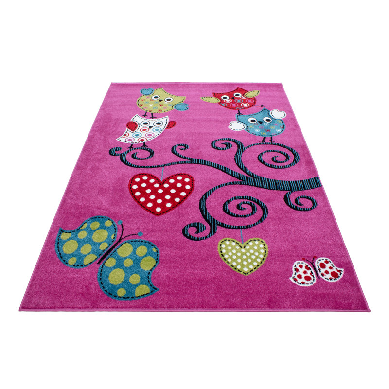 Orville Pink Rug, Rectangle 120 x 170cm