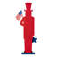 Figurine Patriotic American Uncle Sam