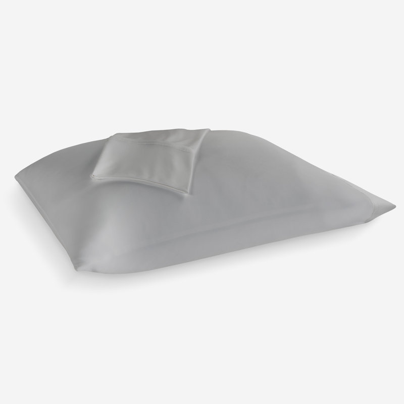 Bedgear Ver-Tex Pillowcase Set - 2 Piece - Instant Cooling Technology - Breathable, Queen Pillowcase, Light Gray
