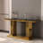 Halonna 59.1'' Marble Top Console Table-920607836-920607835