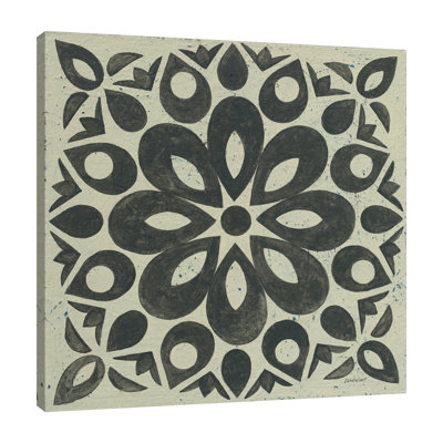 " Black And White Tile III " by Kathrine Lovell