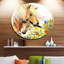 Alfaro cheval et poulain avec prairie - reproduction d'art-35105379-35105384