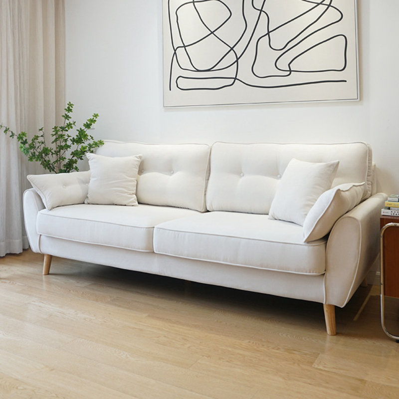 Causeuse Simple Simple, Blanc cassé