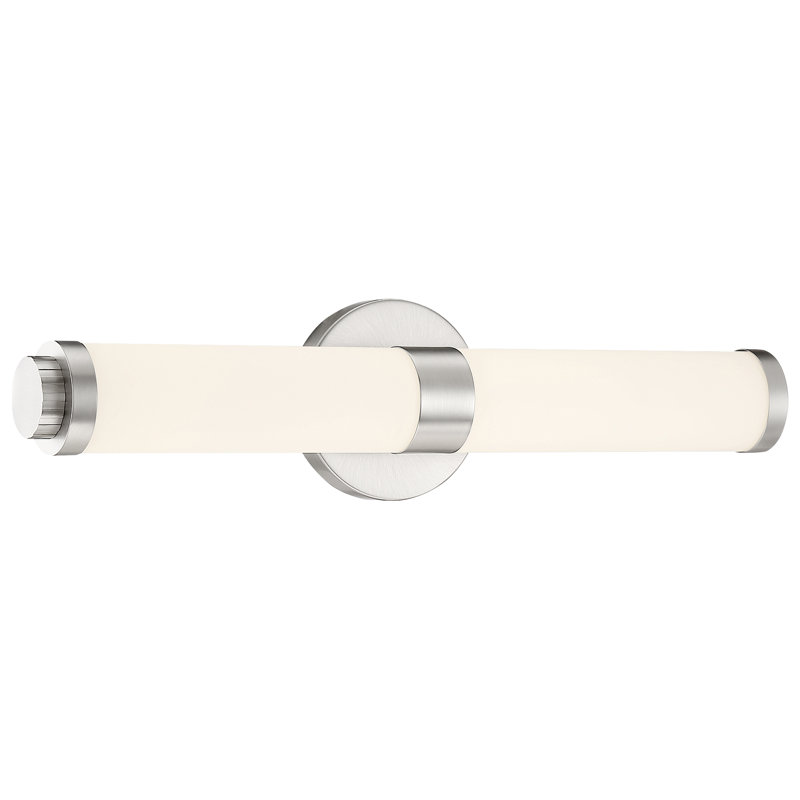 Millbury Dimmable LED Vanity Light, Brushed Steel