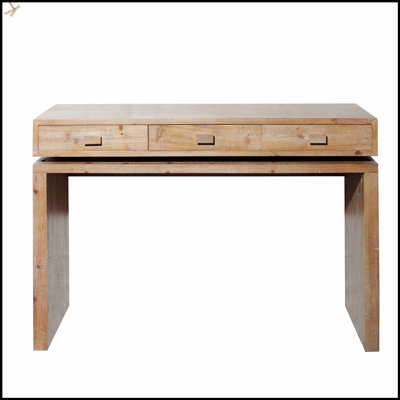 Console rustique en bois avec 3 tiroirs, table d'entrée 47 po pour le couloir, le vestibule et le bureau