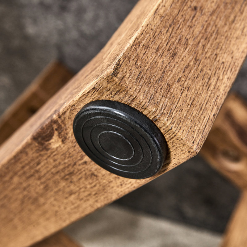 Table basse en gris texturé, 31,4 po de diamètre, pieds croisés pour une ambiance moderne de maison tentante, diamètre, avec plateau texturé et stable