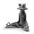 Yoga Frog Garden Sculpture