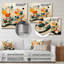 Décoration murale orange Mid Century Organic Harmony II - Mid-Century en métal-39248105