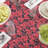 Rectangular Tablecloth, 100% Cotton, Floral 110-1294383450