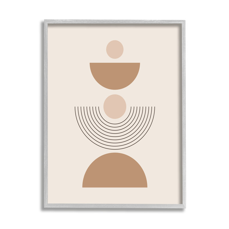 Formes arquées modernes sur bois, impression, H 20 po x l 16 po x P 1,5 po