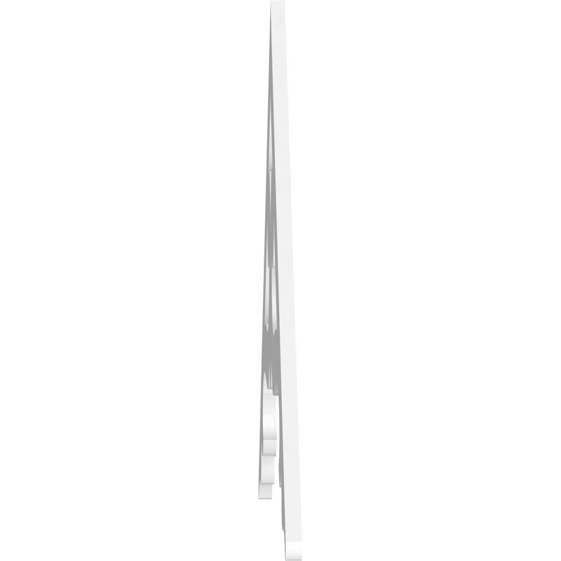 Pignon en PVC de qualité architecturale Brontes, H 37,5 po x l 60 po x P 1 po, 14 / 12