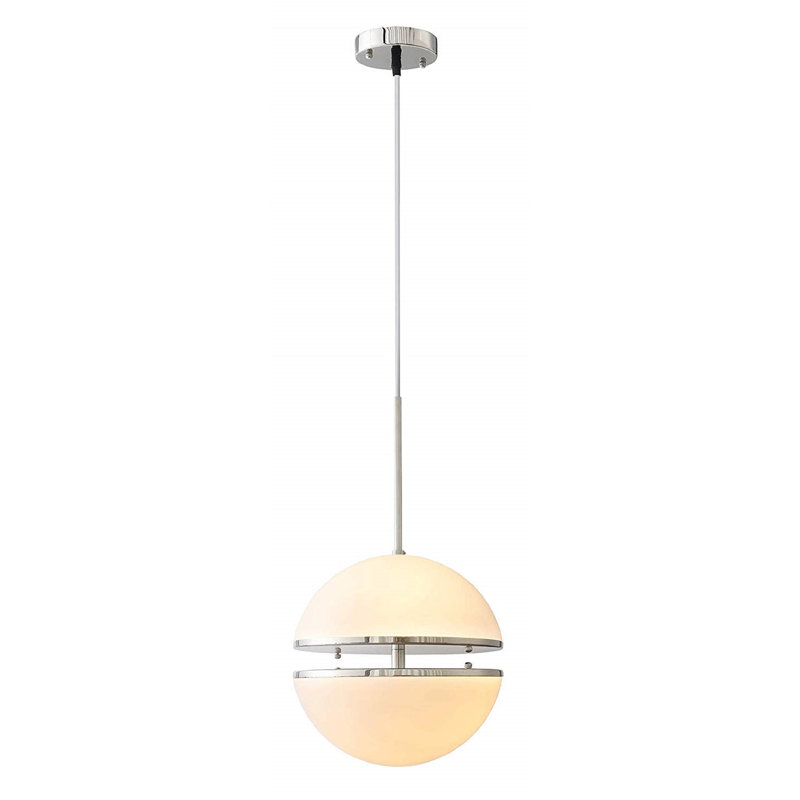 Luminaire suspendu simple Souris, Nickel