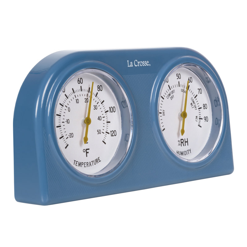 Thermomètre analogique et jauge d'humidité