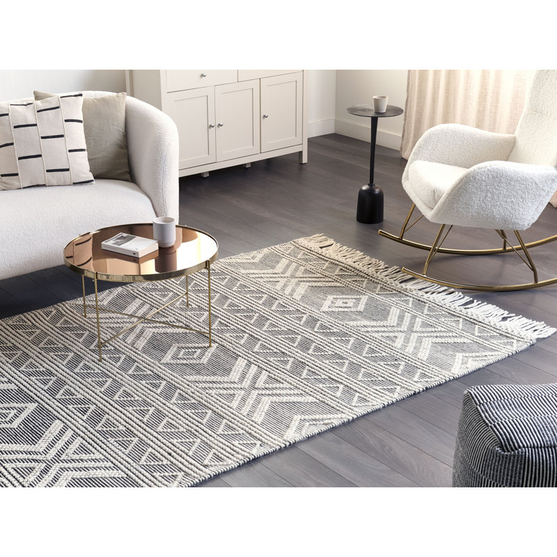 Kassia Geometric Hand Woven 160cm X 230cm Area Rug