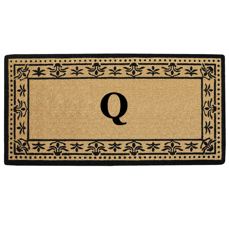 Tapis de porte d'extérieur robuste Blanquilla Corinthian, Q, l 36 po x L 72 po