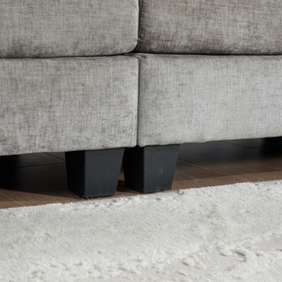 Cloud Sofa Two Seats, Modern Sectional Couch for Living Room, Bedroom, and Apartment, Comfy Double Layer Upholstered Seat Cushion, Breathable Chenille Fabric