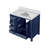 Bath Vanity with Right Offset and White Quartz Top-2106837194