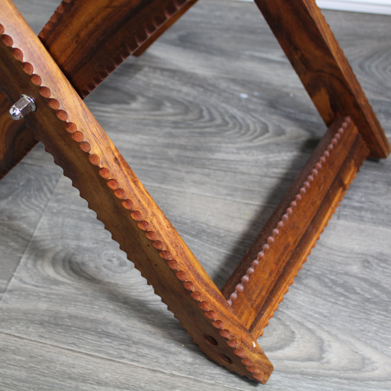 Ralstond Solid Wood Accent Stool