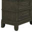 2 tiroirs gris W Table de chevet