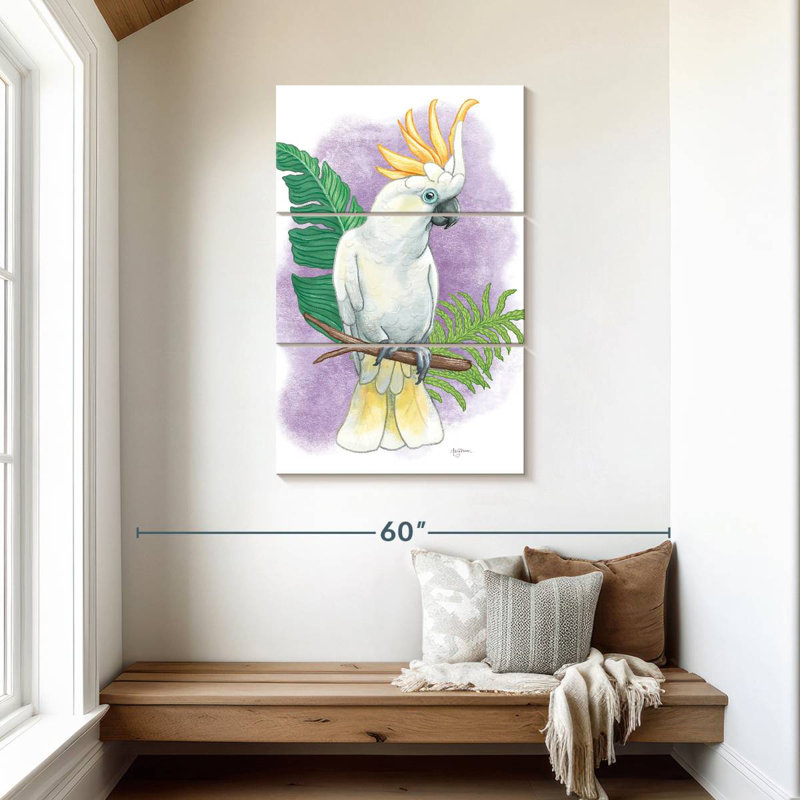 Brampt Tropical Flair III, 45" H x 28" W