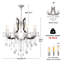 Lustre en cristal de style bougie Keagyn