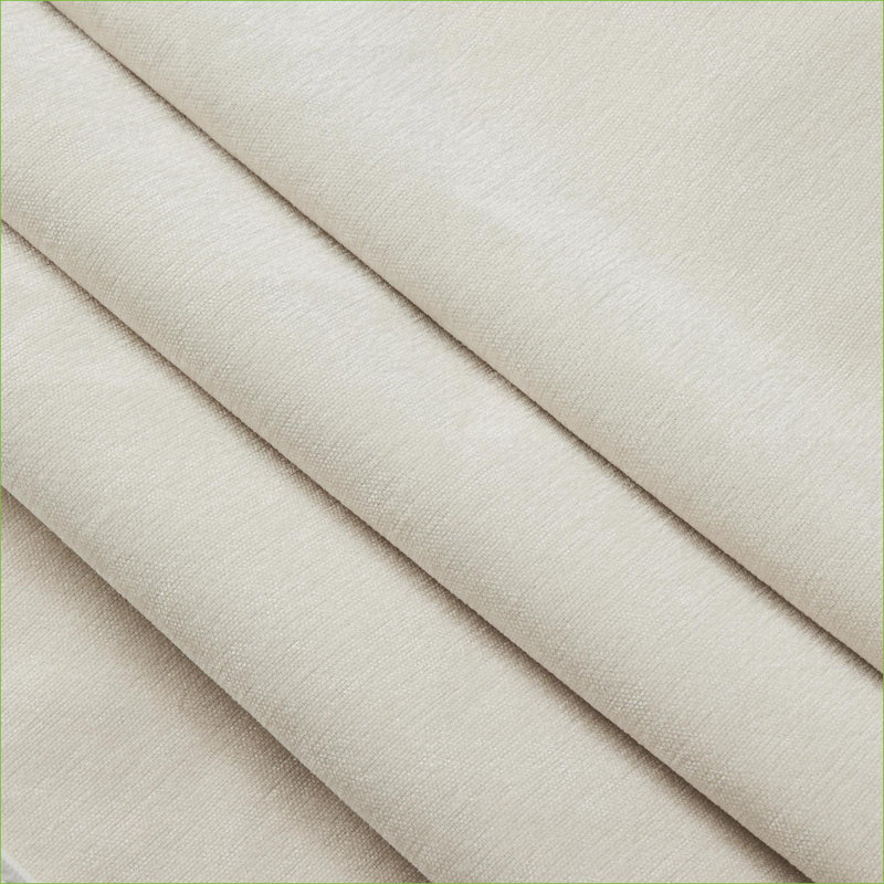 Petit canapé modulaire en L avec repose-pieds convertible 2 places pour salon | Chenille | Crème, Chenille crème
