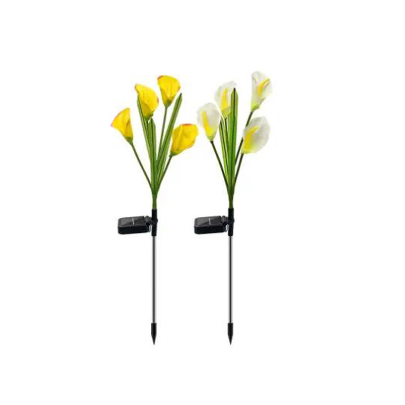 Yellow Solar Powered Pathway Light