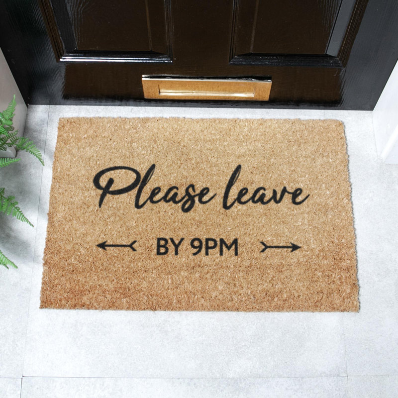 Berthiaume Non-Slip Outdoor Doormat