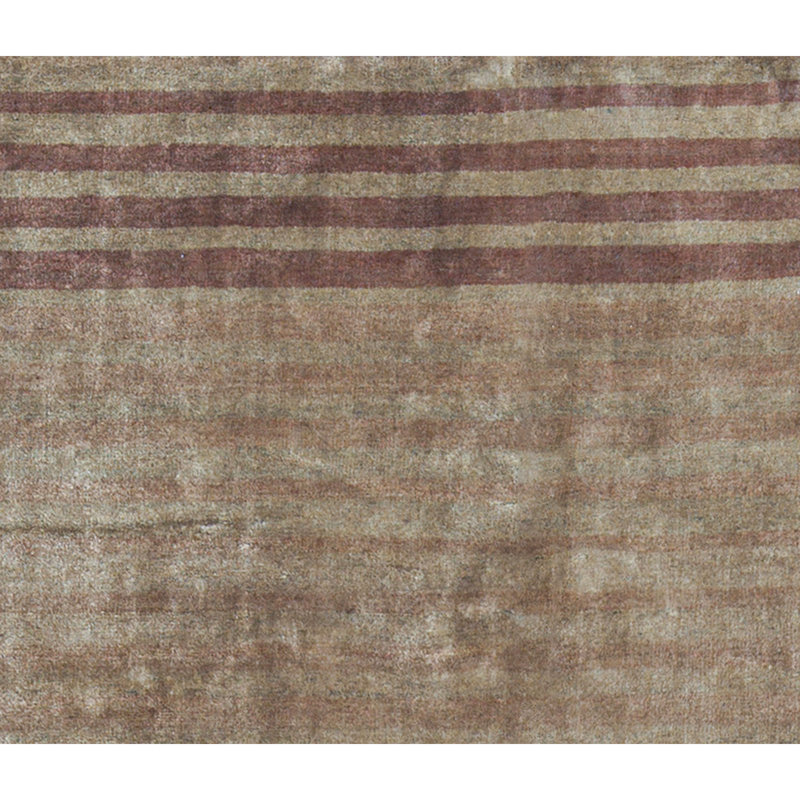 Striped Area Rug in Brown, Rectangle 5'9" x 8'9"