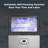 Commercial Ice Maker Machine 100lbs/24h, Auto Self-cleaning With Led Display & Blue Light, Under Counter/freestanding Ice Maker For Home, Office, Bar & Restaurant
