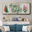 Merry & Bright - toile encadrée-110586656