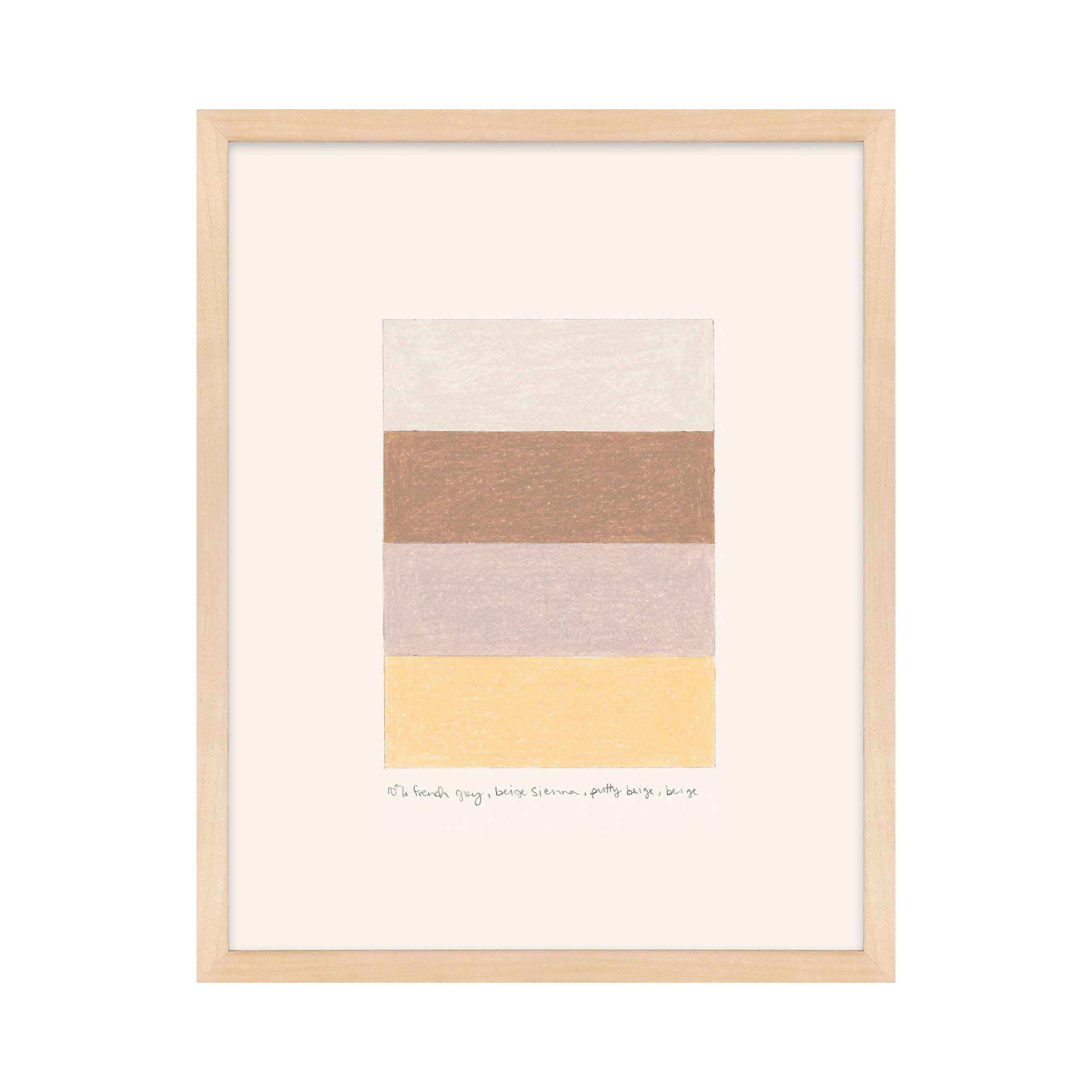 Stacks by Beth James, Maple Framed, 25" H x 20" W x 1.25" D