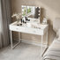 Vanity Dressing Table with Mirror LED Lights