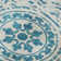 Premium Machine Washable Prisco Teal Rug
